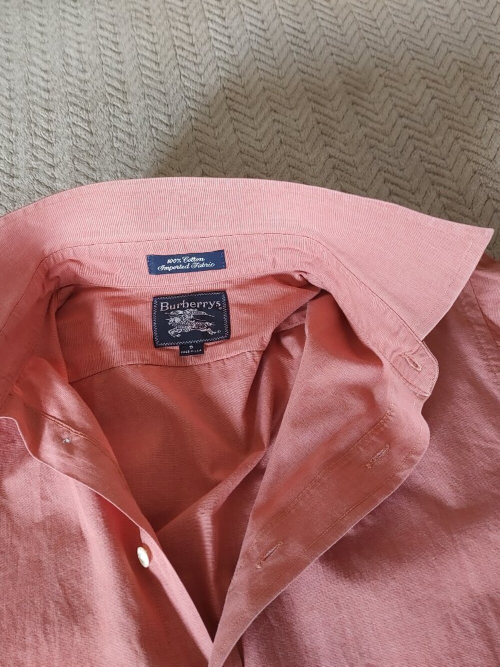 Burberry Men’s Long Sleeve Shirt – Size S – Classic Style - Picture 11 of 16